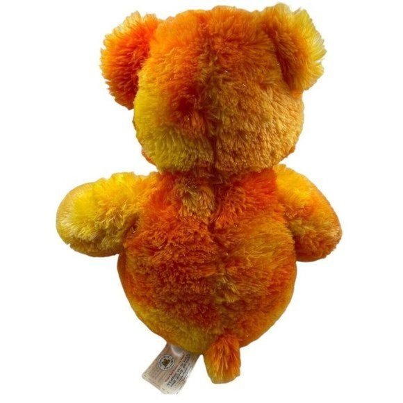 Build-A-Bear Autumn Fall Maple Leaf 16" Plush Sparkly Orange and Yellow - Picture 4 of 8